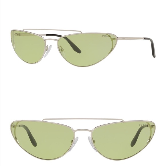 SOLD Prada 66mm Irregular Cat Eye Sunglasses - Picture 2 of 7